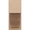 Ekena Millwork 8-in W x 16-in D x 16-in H Funston Block Rough Cedar Woodgrain TimberThane Outlooker, Primed Tan OUTUR080X16X16FST44RCPR - alternate 6